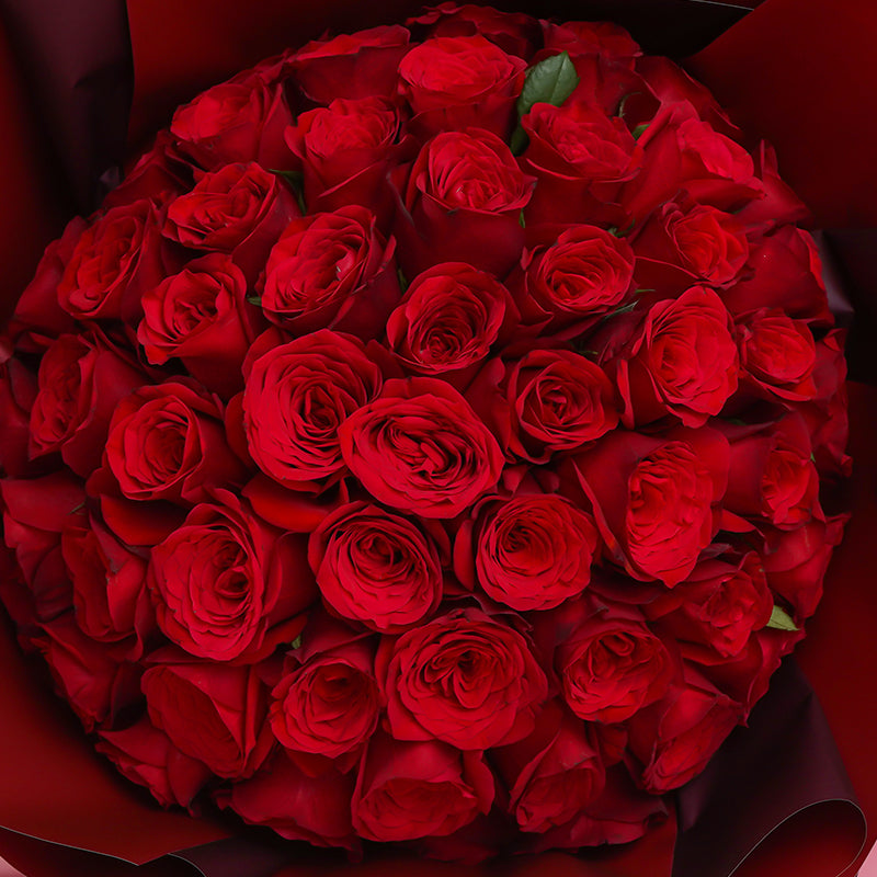 flowers_bouquet_giant 50 roses - Scarlet Heart