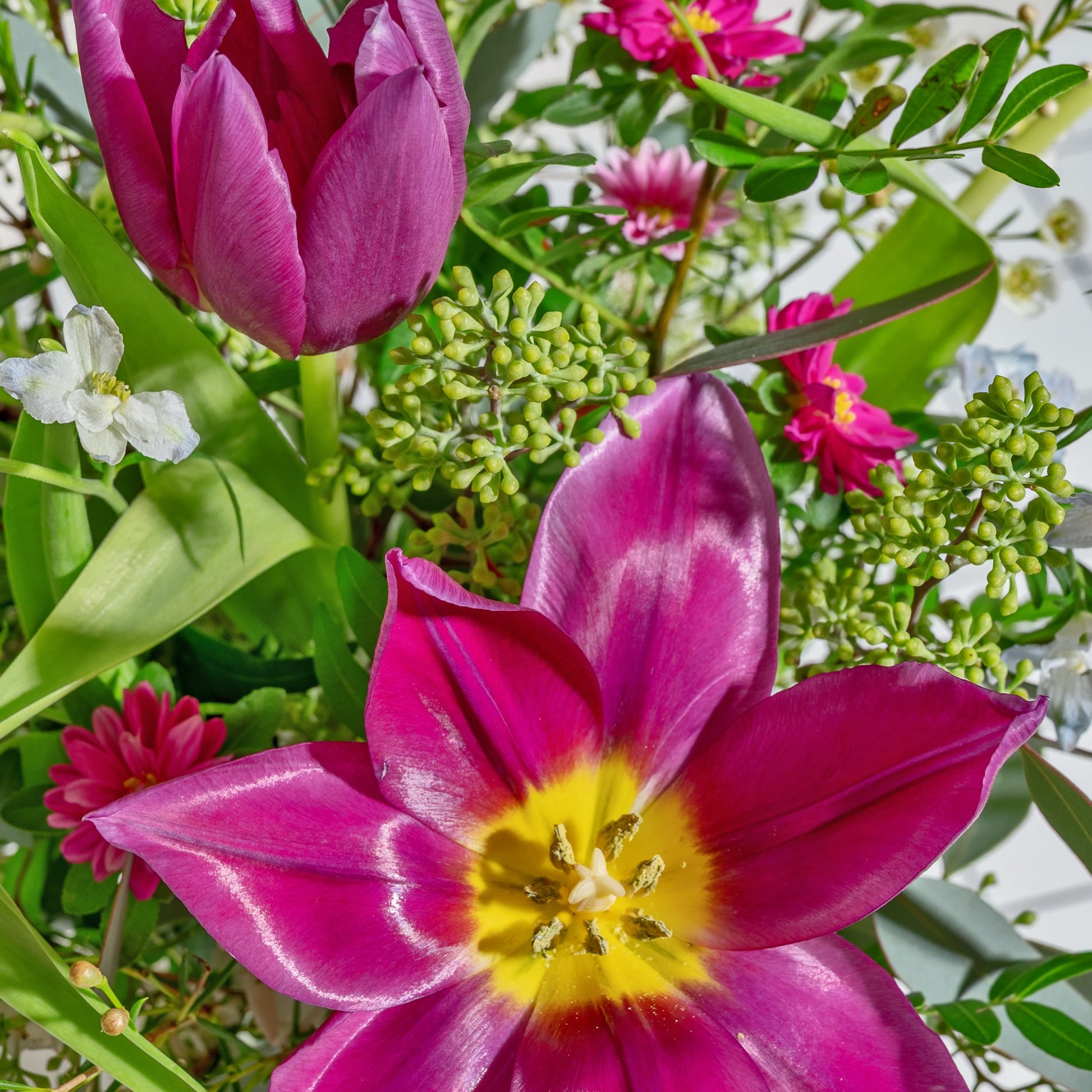 flowers_vase Elegant Purple Tulips