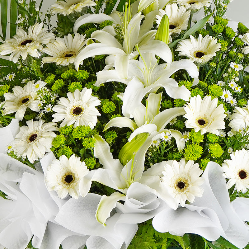 flower_stand_condolence Everlasting Condolence / Funeral Flowers