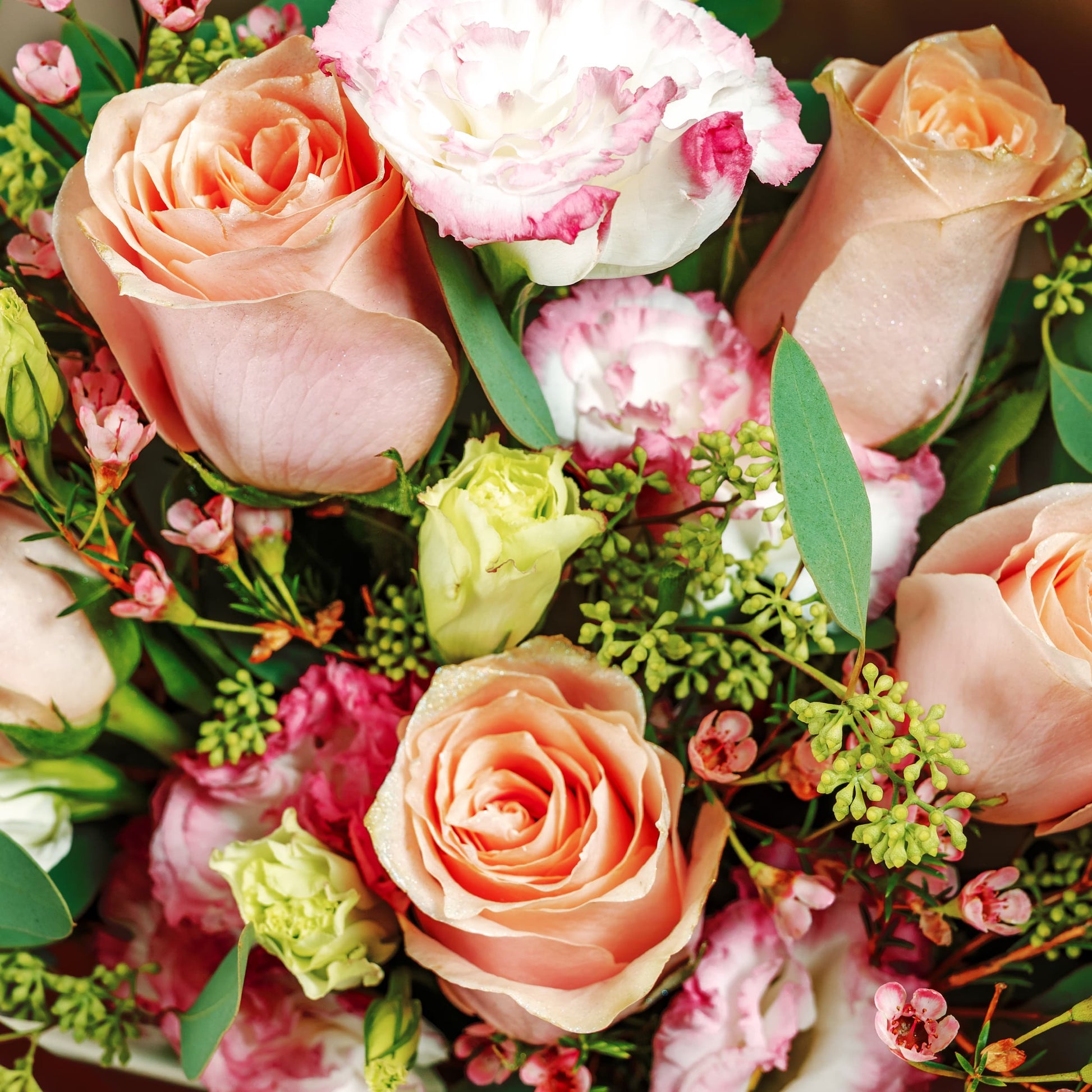flowers_bouquet Honey Blush Pink Roses
