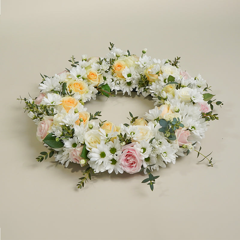 flower_stand_condolence Purest Heart Wreath