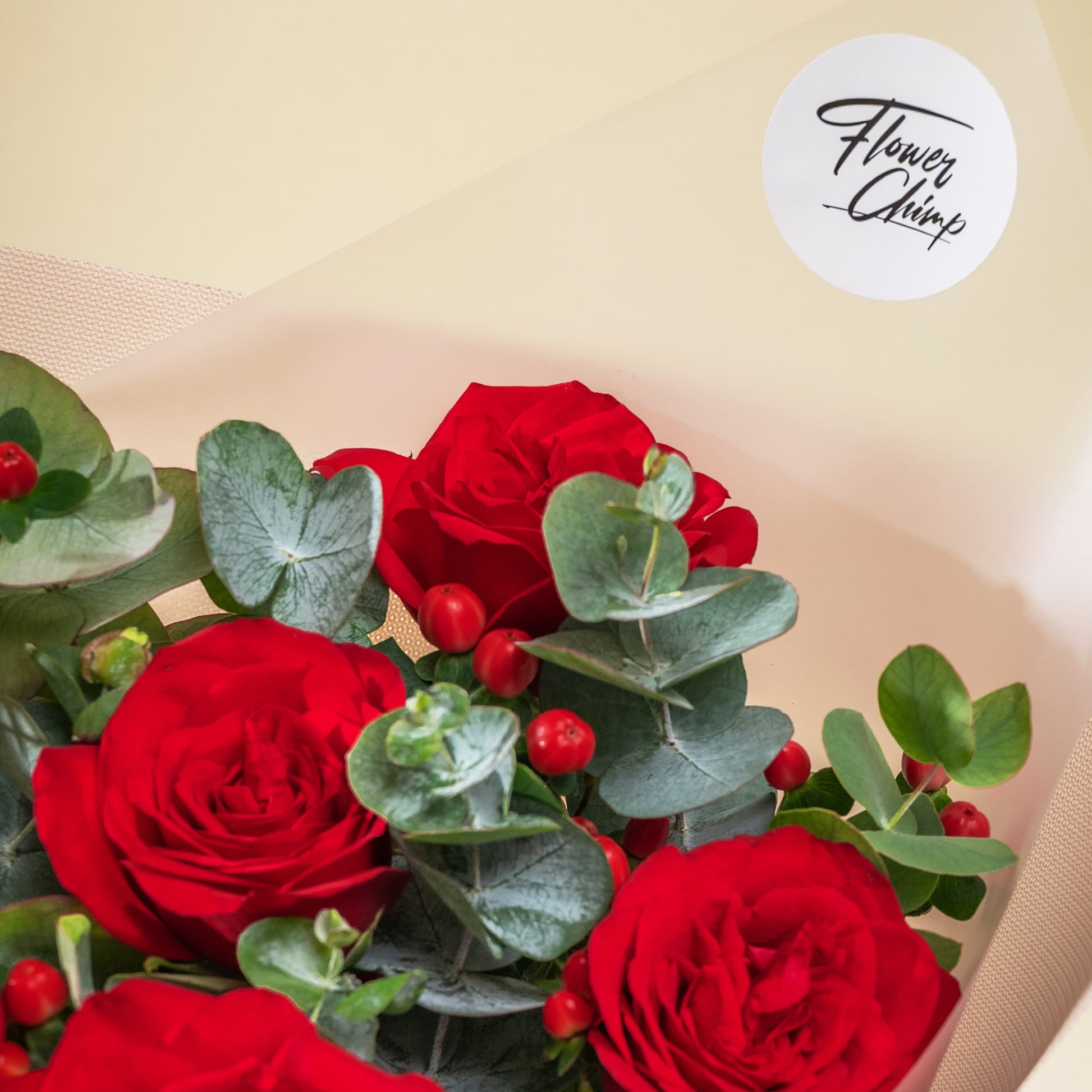 flowers_bouquet Romantic Red Rose Bouquet