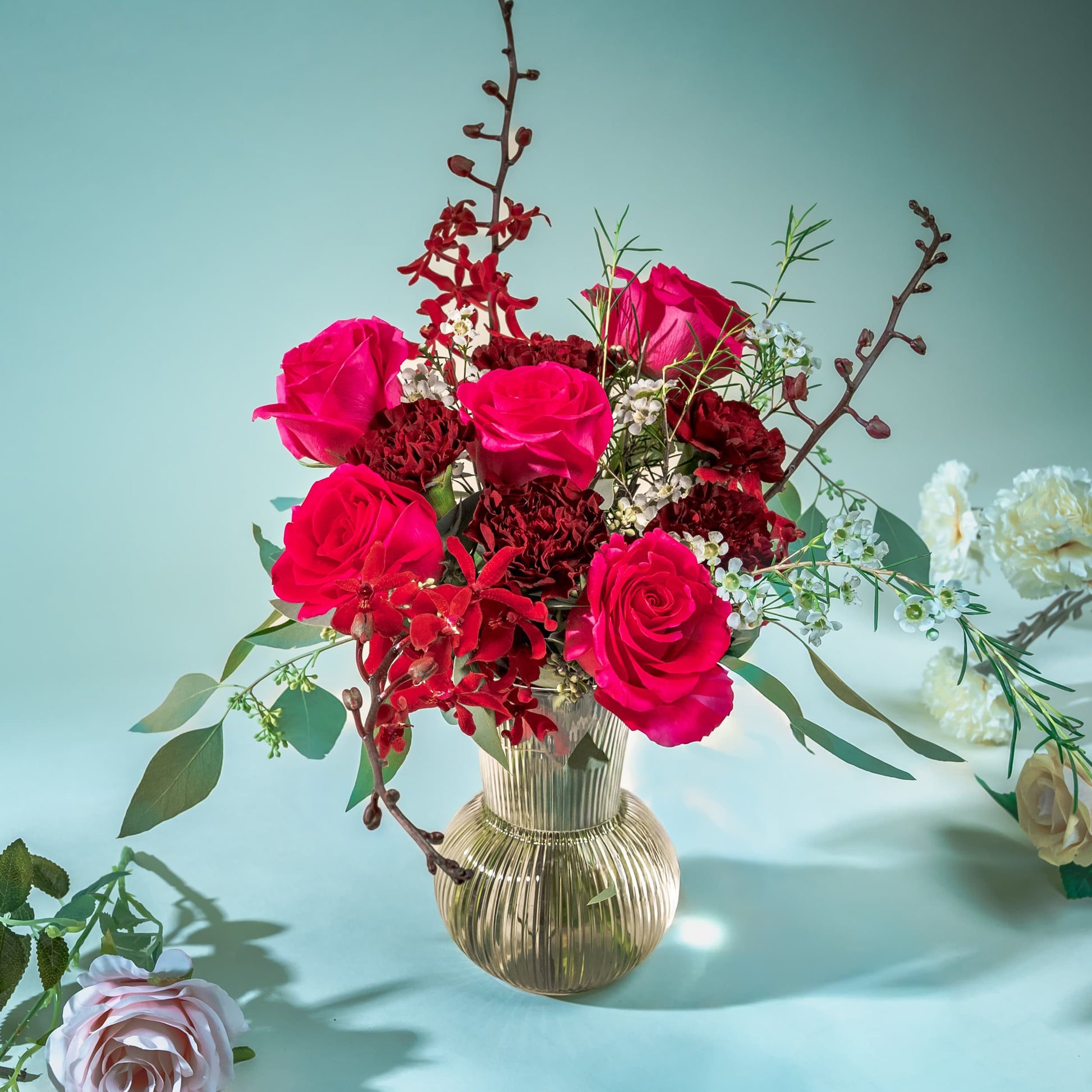 flowers_vase Truly Stunning Pink Roses