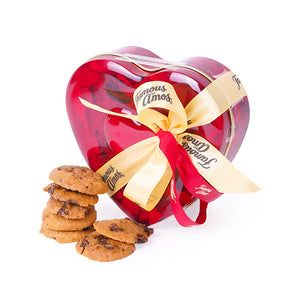 Famous Amos Red Heart Tin 60g
