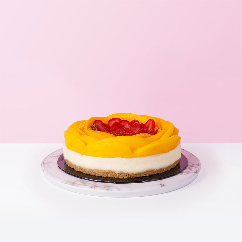 Mango Berry Cheesecake