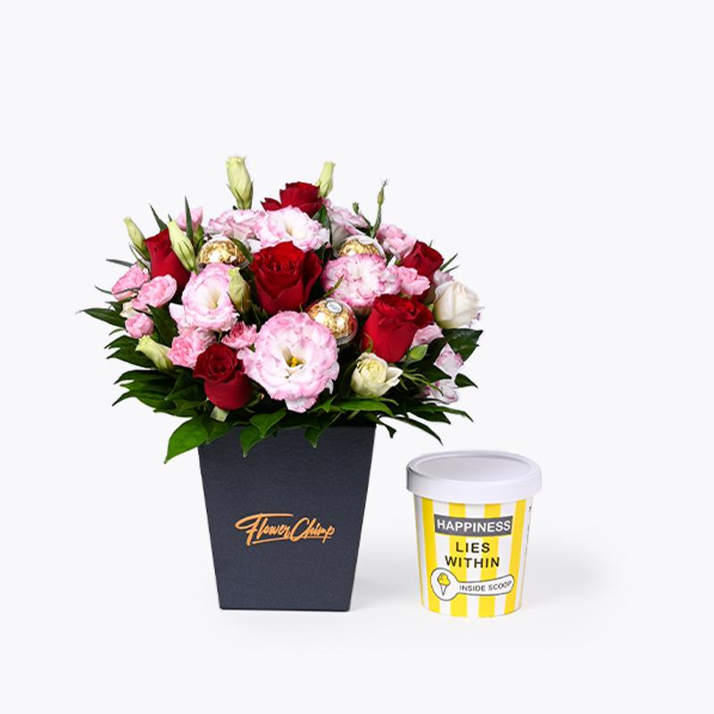 bundle_bouquet_cake Starling + Inside Scoop Ice Cream Bundle