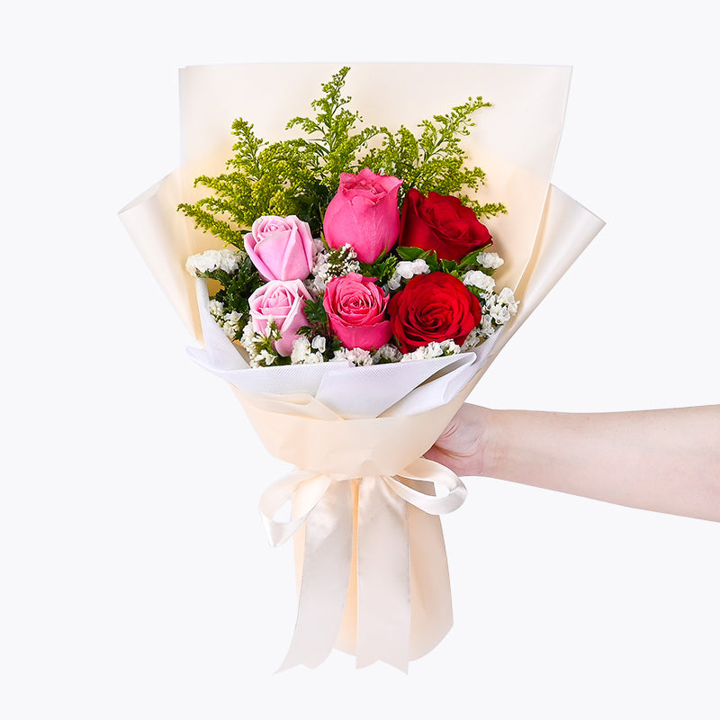 bundle_bouquet_cake_balloon Surprise Birthday Package