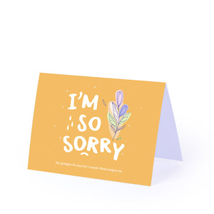 I'm Sorry Card