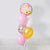Pink Champagne Balloon Bunch