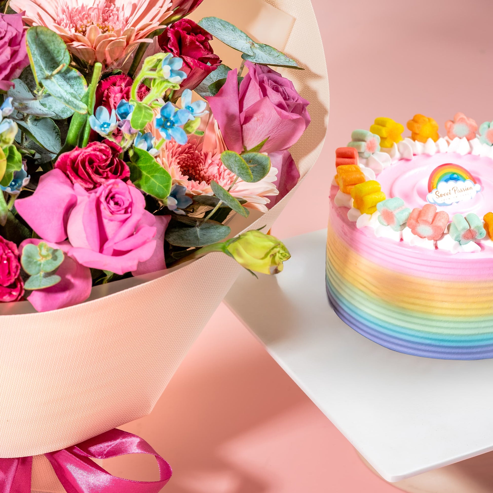 bundle_bouquet_cake_balloon Beauty Queen Gift Set