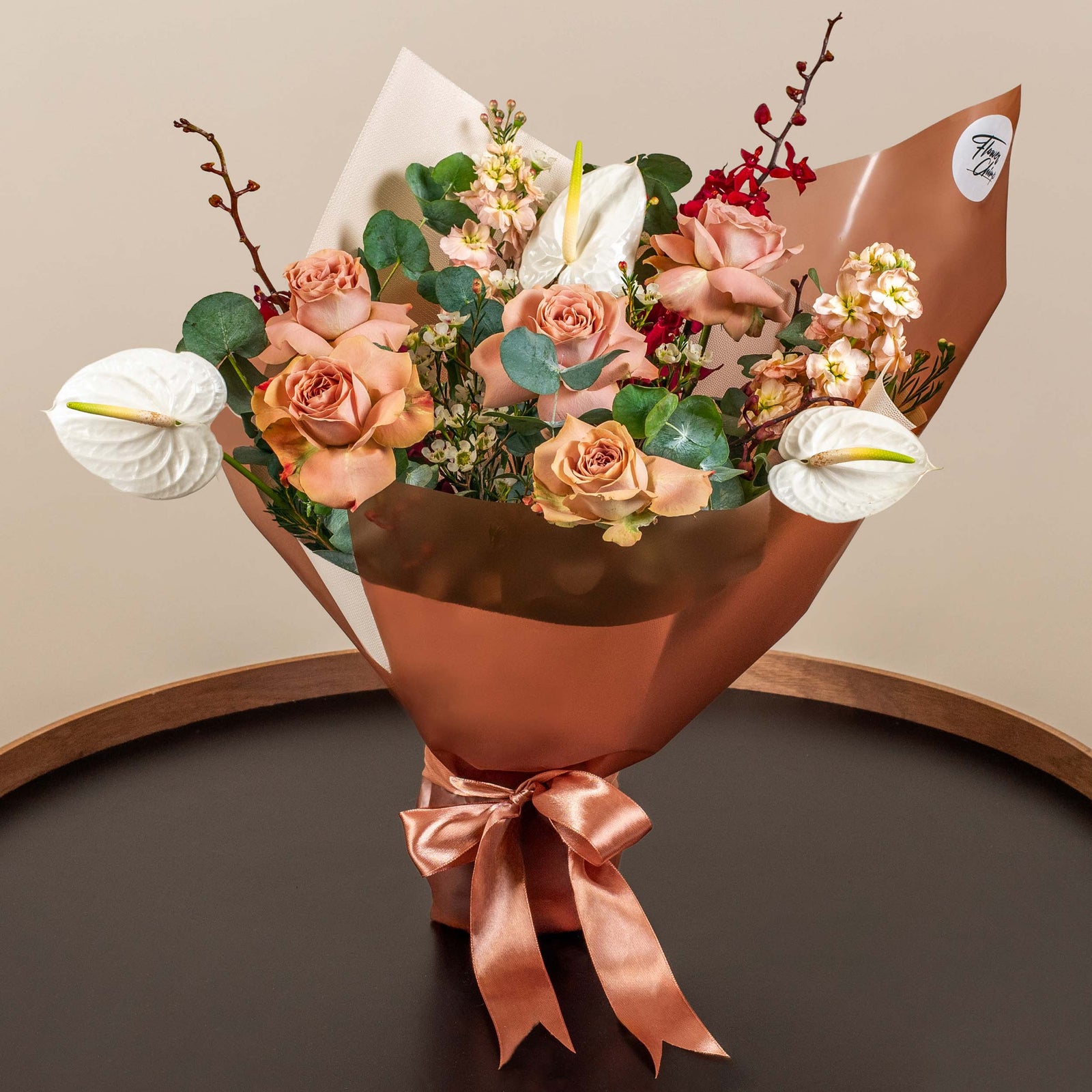 flowers_bouquet Caramel Charm - Cappucino Roses