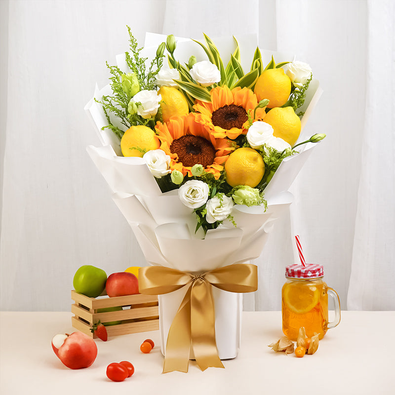 bouquet_fruit Citrus Sunshine Fruit Bouquet