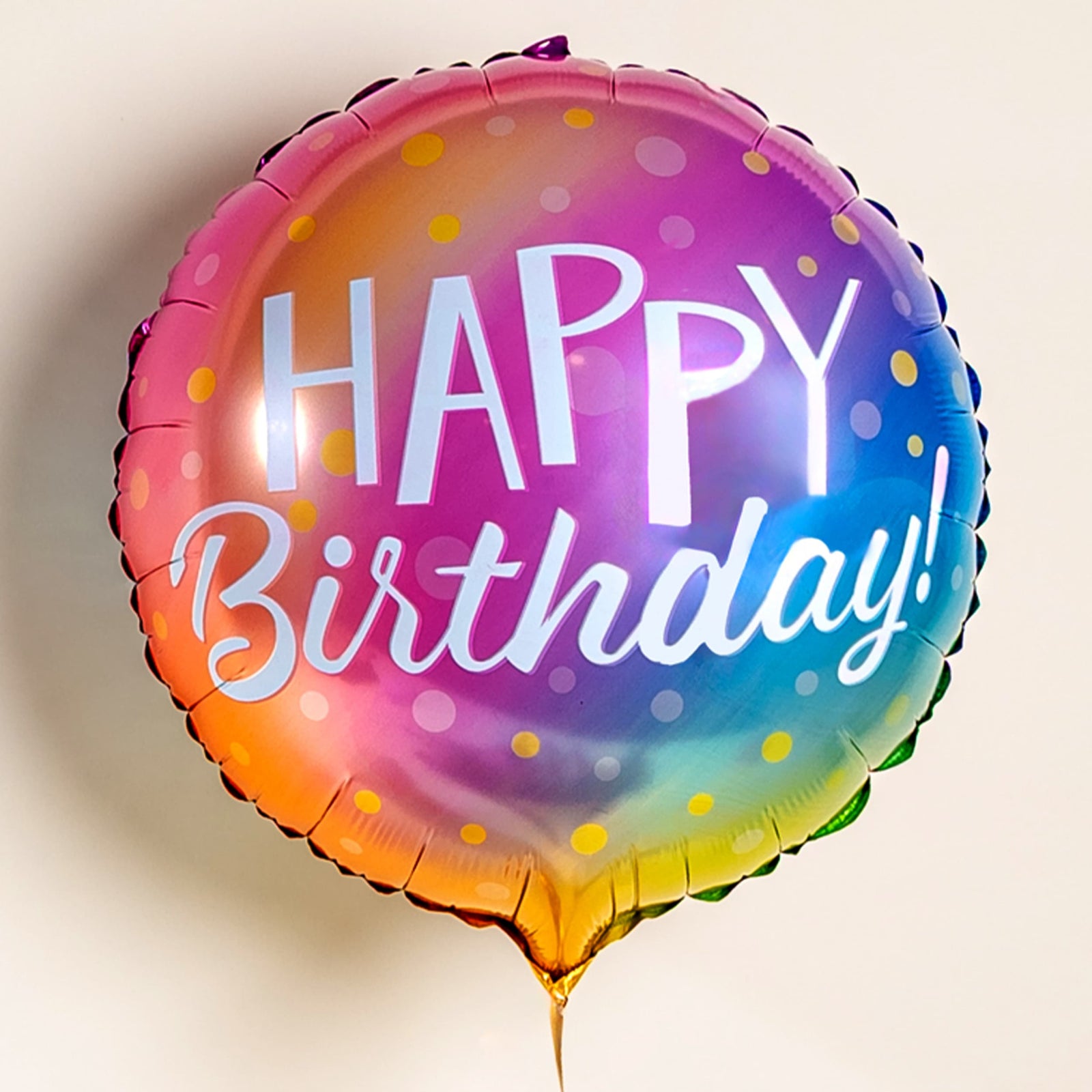 Rainbow Birthday Balloon