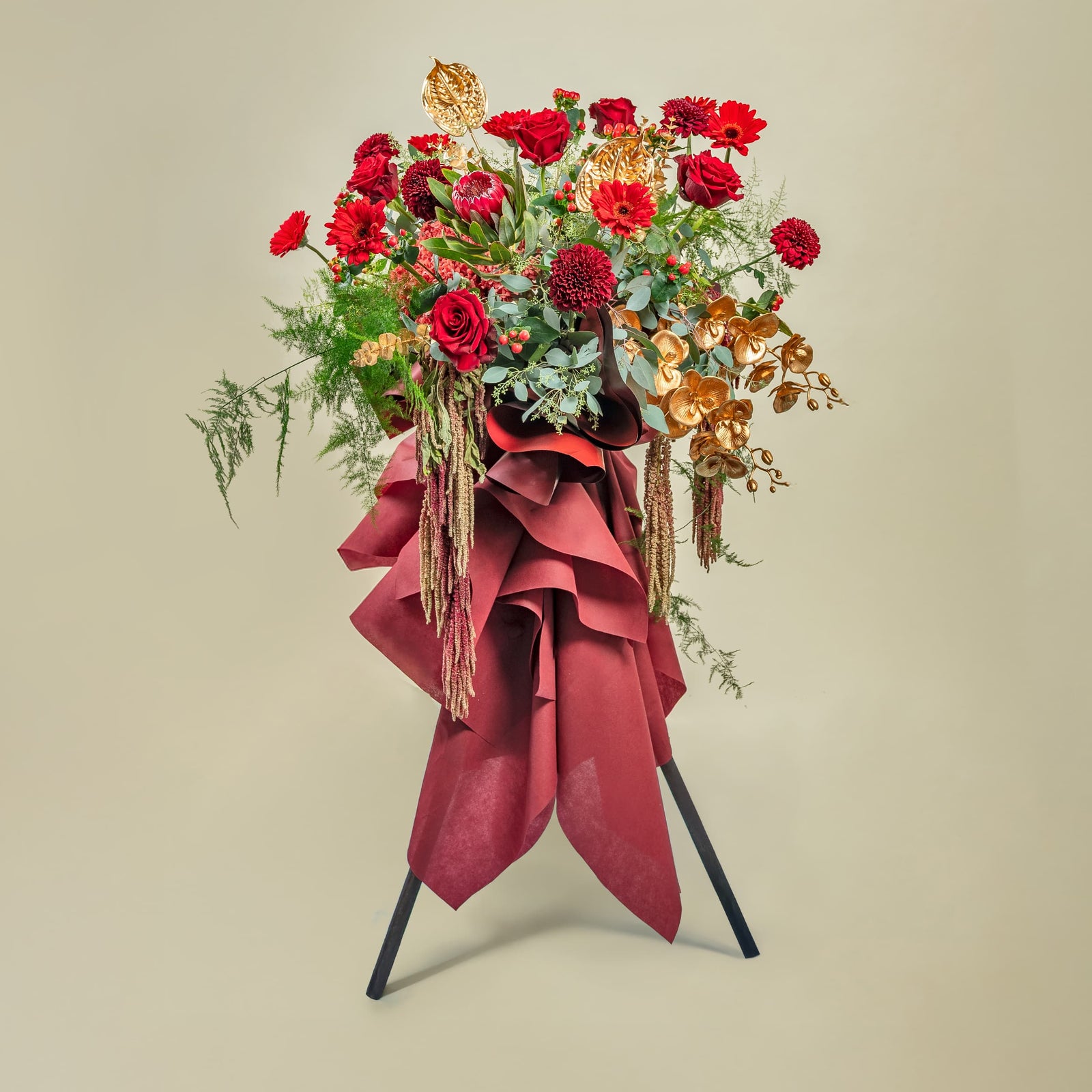 Majestic Grand Opening Flower Stand