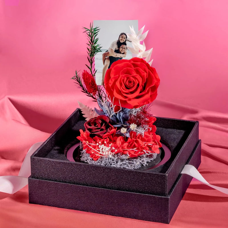 Customizer Forever Flame Preserved Rose