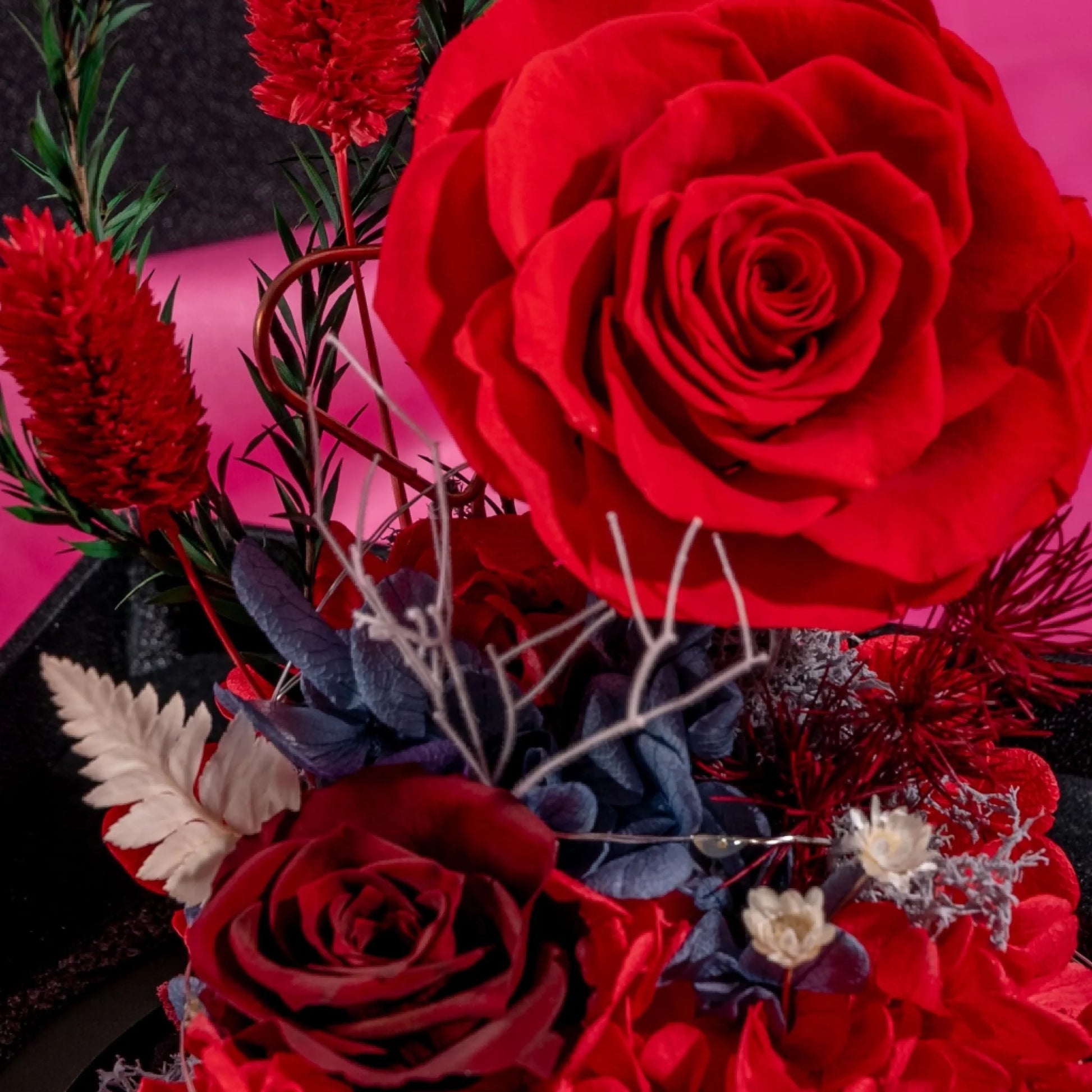 Customizer Forever Flame Preserved Rose