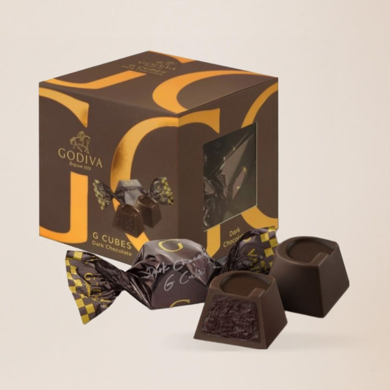 addon_chocolate Godiva's Dark Chocolate G Cubes