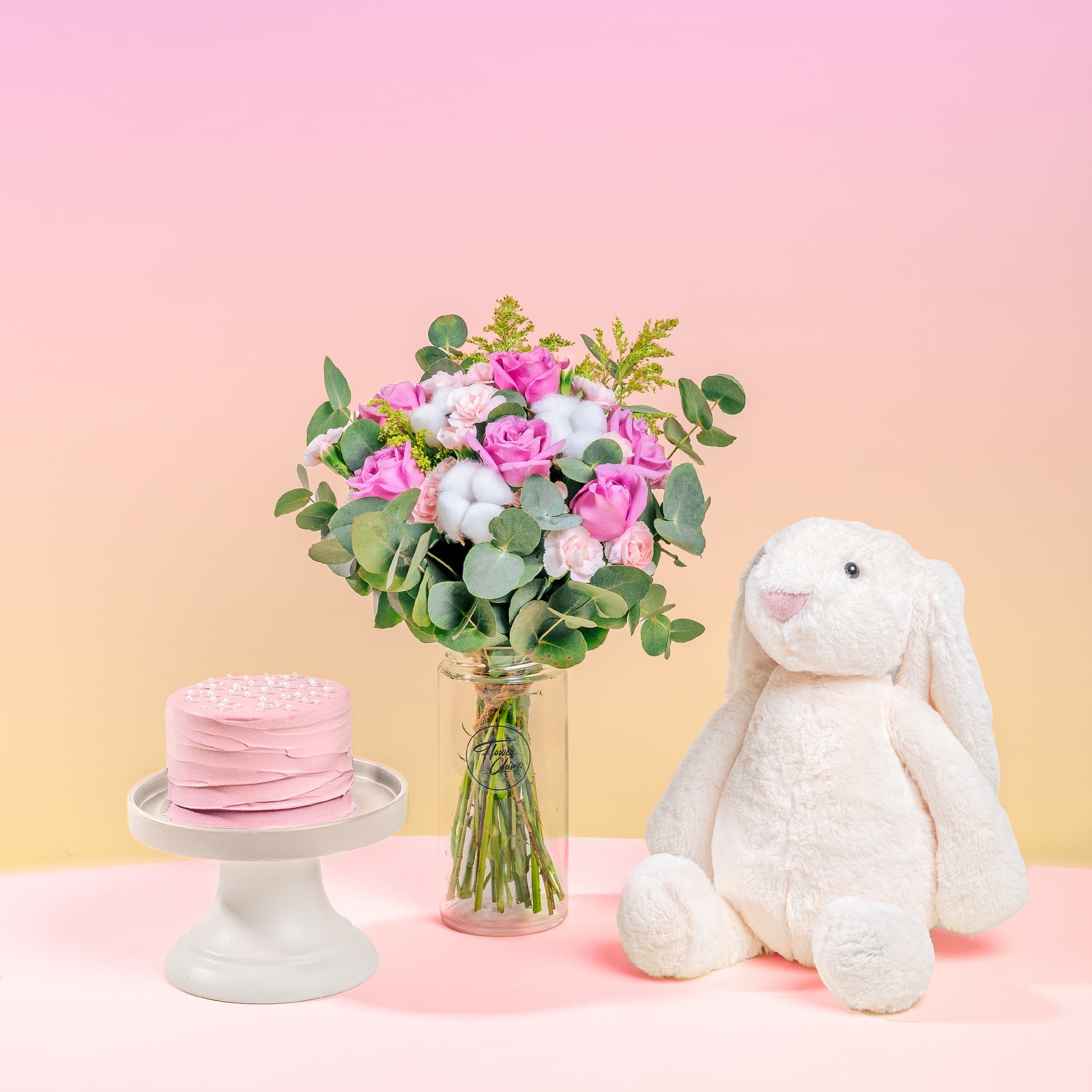 bundle_bouquet_cake_teddy Hidden Treasure Gift Set