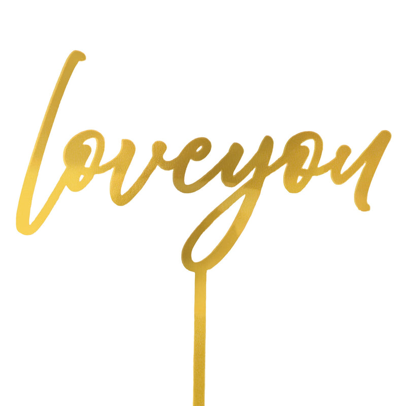 Addon_FB_Topper Love You Flower Bouquet Topper