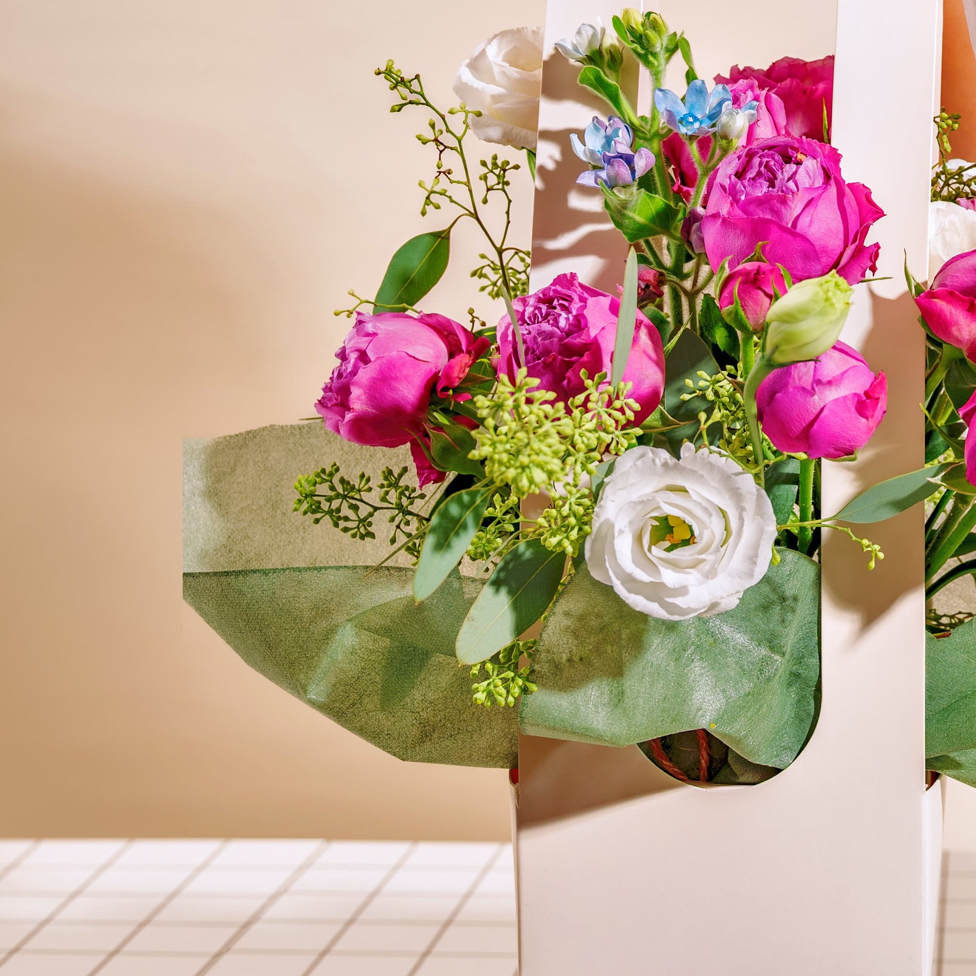 flower_handcarry Mauve Stylish Memento