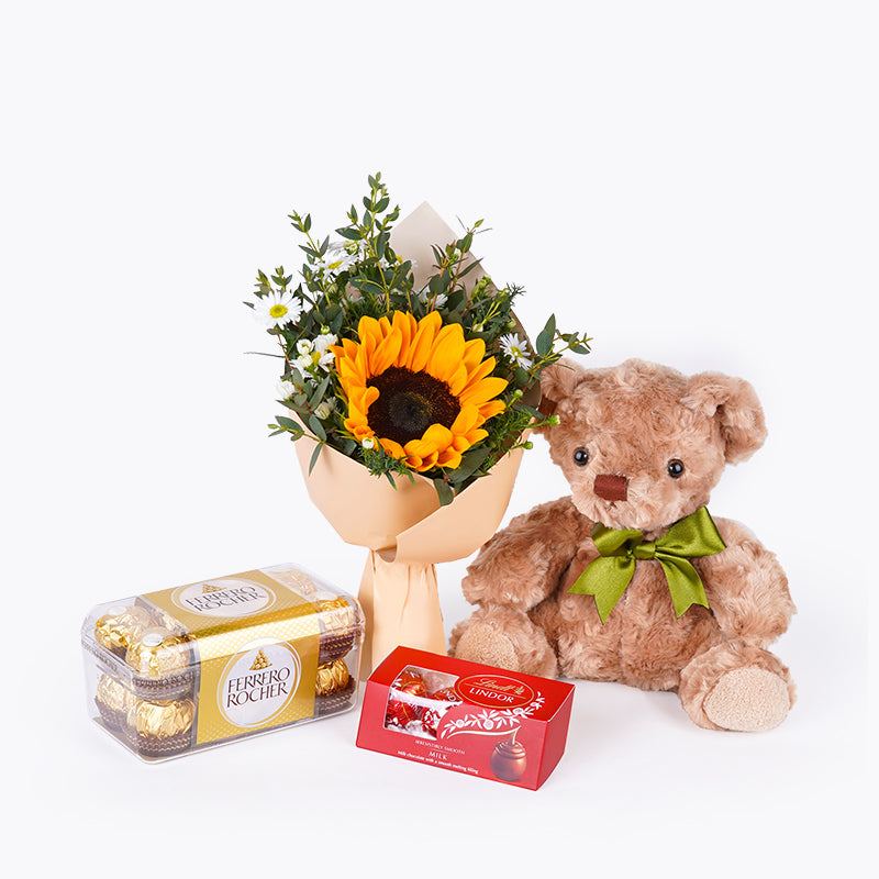 flower_bouquet_chocolate Ms. Sunshine Set