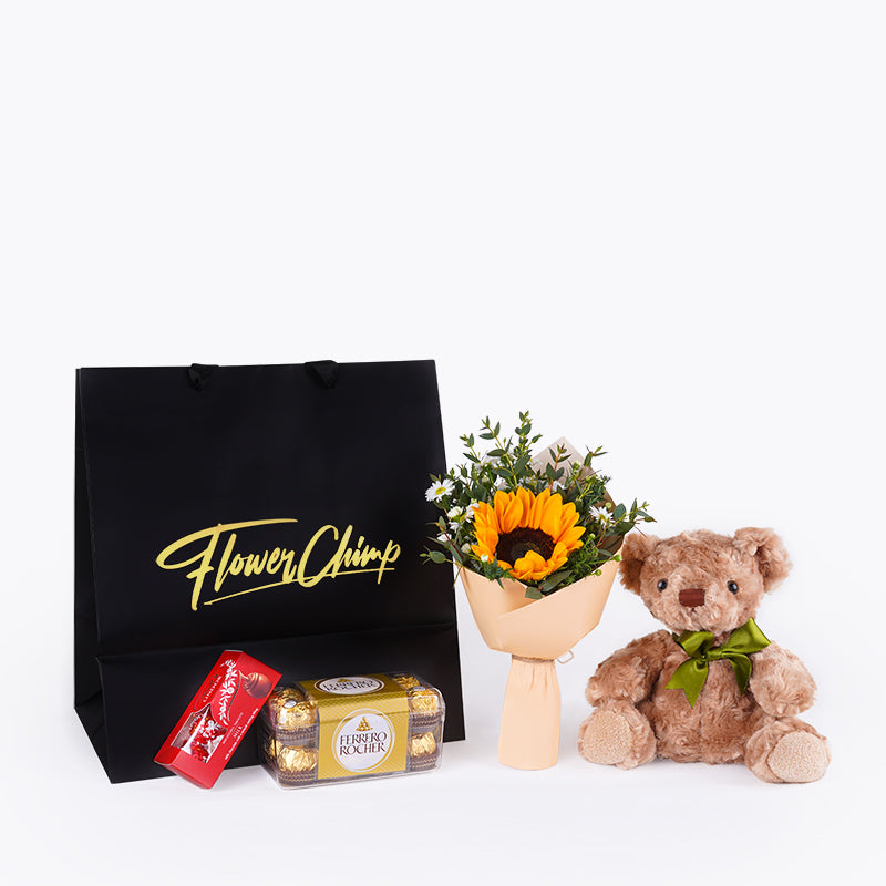 flower_bouquet_chocolate Ms. Sunshine Set