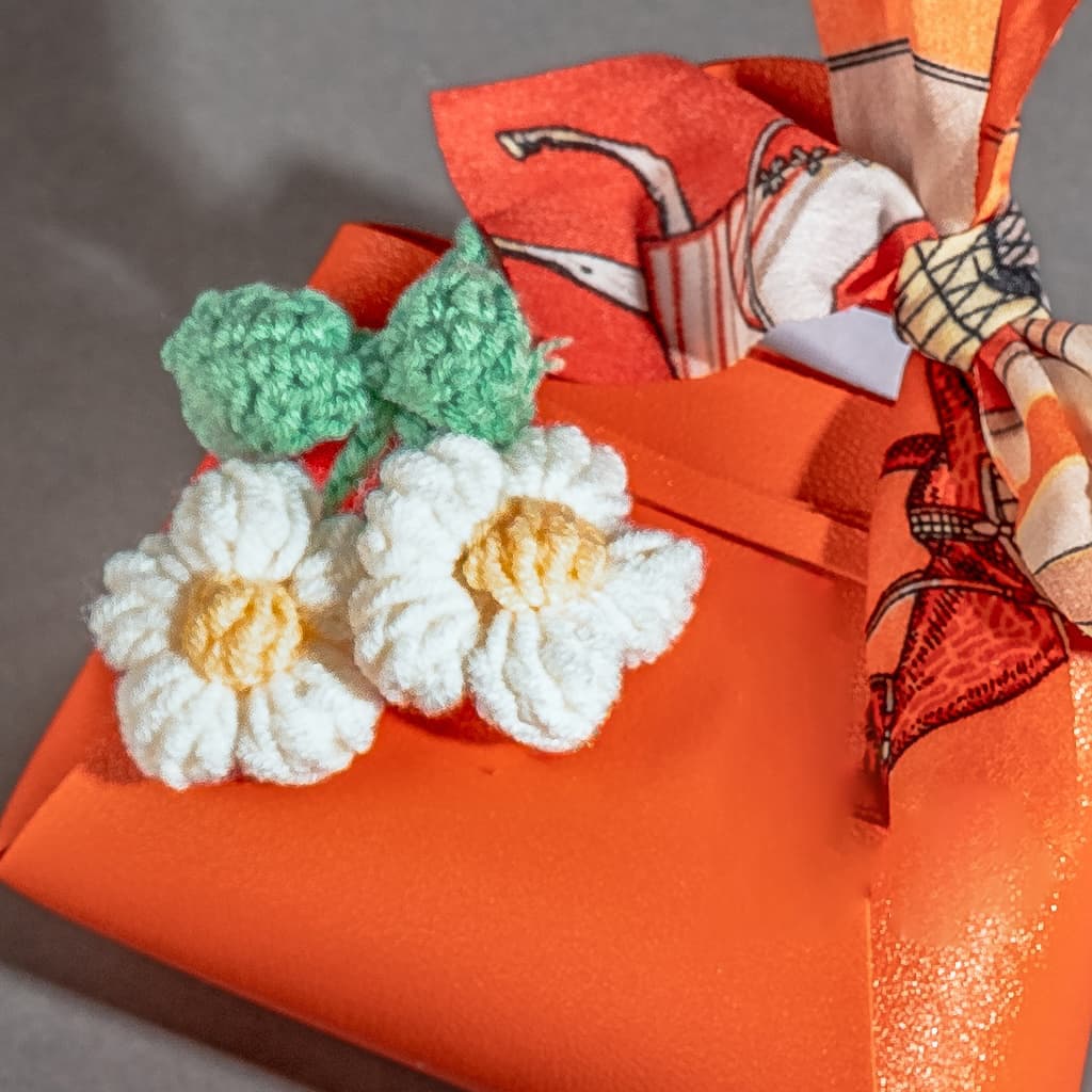 twilly_bag_set Petite Glam Gift Set (Twilly Bag With Flowers, Chocolates & Charm)