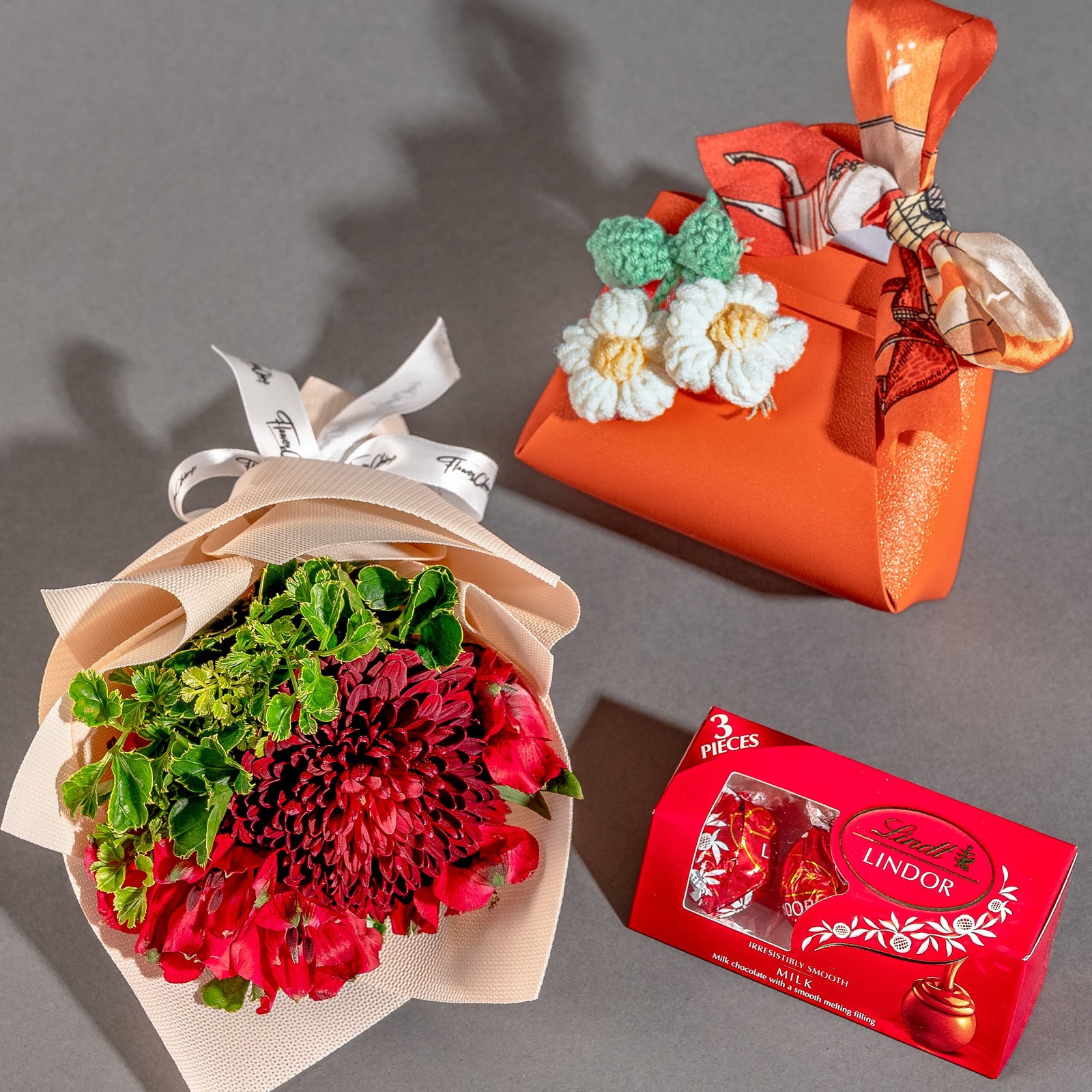 twilly_bag_set Petite Glam Gift Set (Twilly Bag With Flowers, Chocolates & Charm)