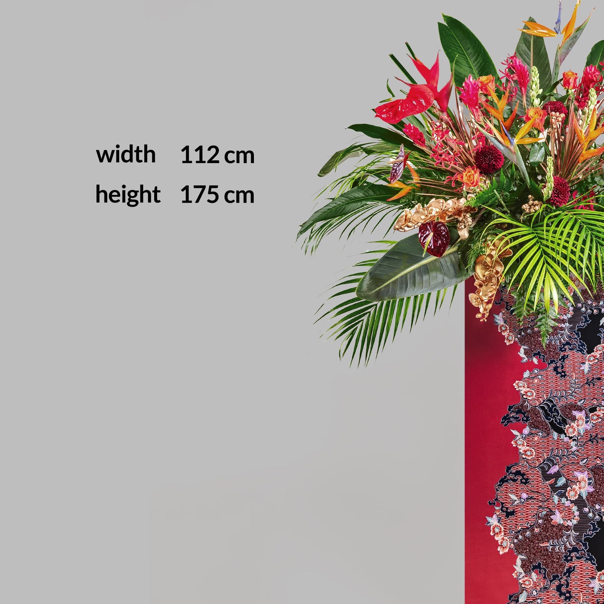 flower_stand_opening Rimbun Batik Flower Stand