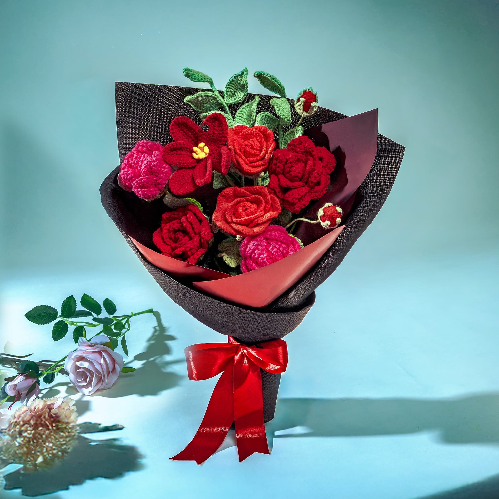 flowers_bouquet Together Forever Crochet Bouquet