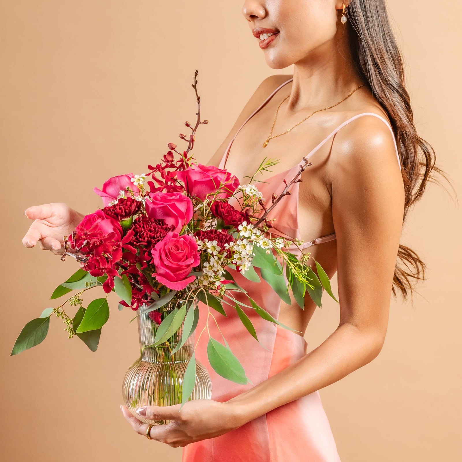 flowers_vase Truly Stunning Pink Roses