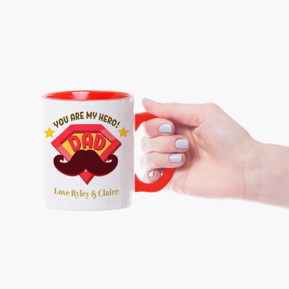 Customizer You Are My Hero Dad Mug