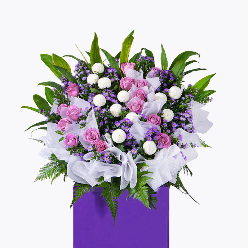 Condolence Flowers Funeral Flower Stand & Wreaths Delivery
