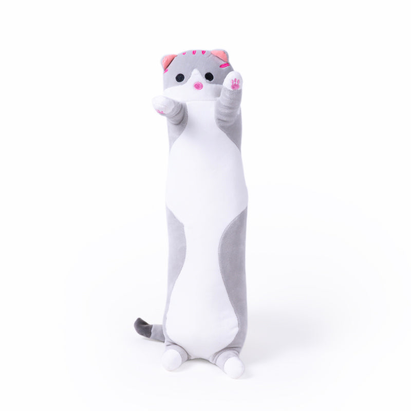 addon_plush Cat Plush Toy - Grey