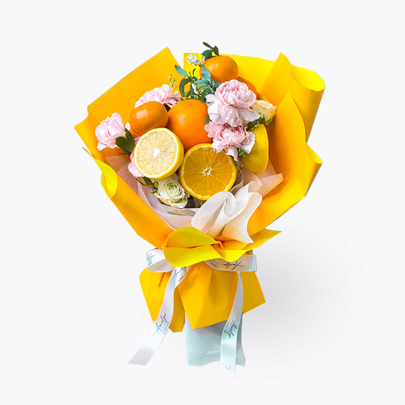 Citrus Bloom Fruit Bouquet