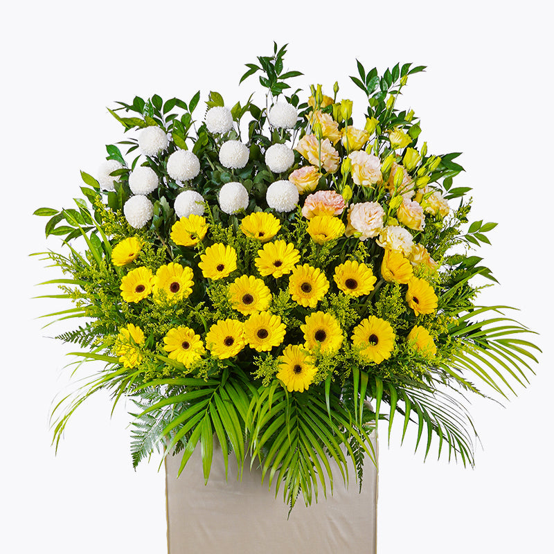 flowers_stand Deeply Missed Condolence / Funeral Flowers