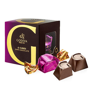 Godiva's Dark Chocolate G Cubes