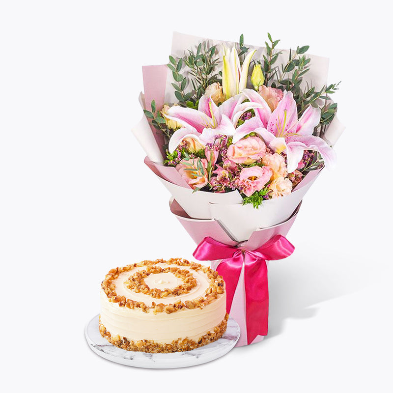 bundle_bouquet_cake Mellow Memoir Gift Set