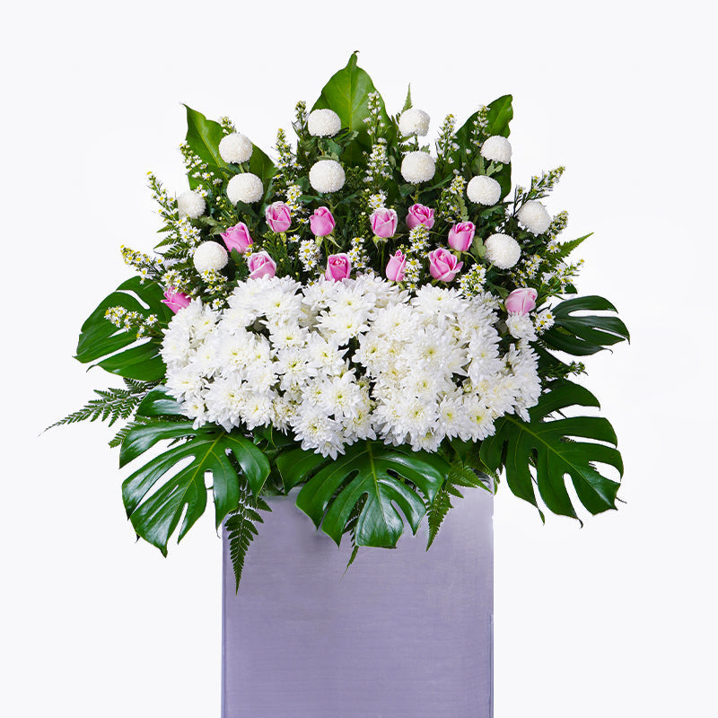 flowers_stand Rest In Heaven Condolence / Funeral Flowers