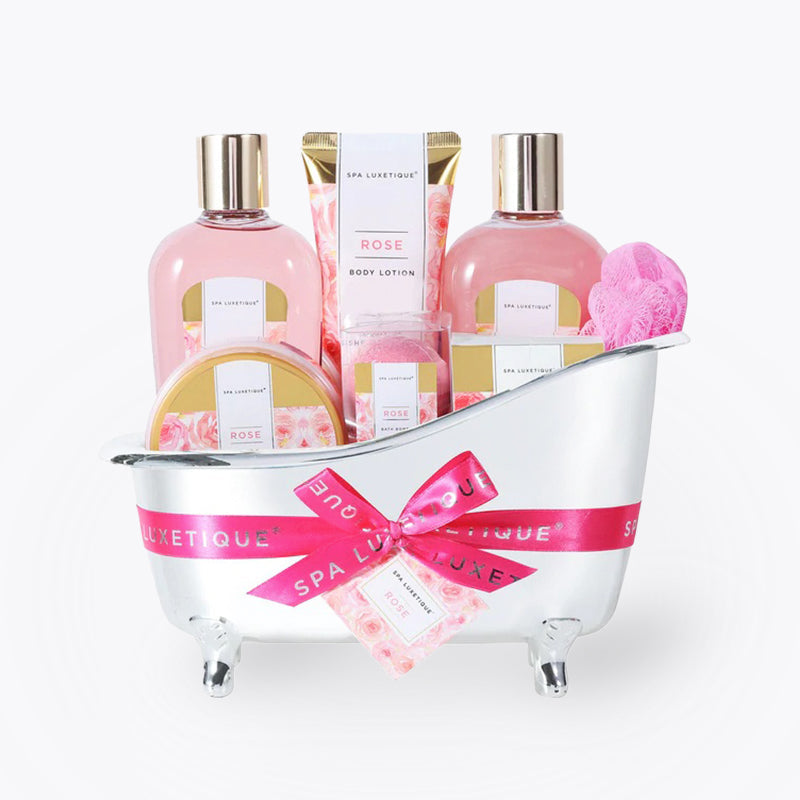 Rose Spa Bathtub Set